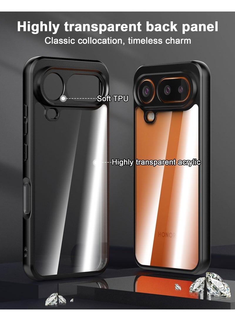 عام غطاء شفاف لـ Honor Magic 8 Pro Air، ظهر صلب من مادة PC وحواف ناعمة من مادة TPU، غطاء واقٍ رفيع مقاوم للصدمات لـ Honor Magic 8 Pro Air 2026. - Image 2